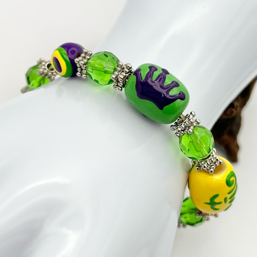 MARDI GRAS BRACELET - Picture 7 of 7